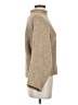 William Rast Tweed Tan Turtleneck Sweater Size XS - photo 4