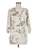 Croft & Barrow 100% Polyester Ivory 3/4 Sleeve Blouse Size M - photo 1
