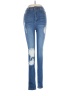 Vibrant M.I.U Hearts Blue Jeans Size 7 - photo 1