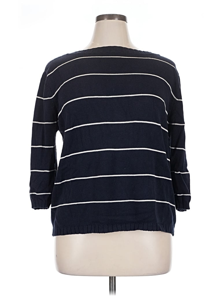 Pre-owned White Stag Pullover Sweater In Blue