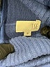 TSE 100% Cashmere Color Block Blue Cashmere Pullover Sweater Size M - photo 6