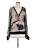 EMS Gray Long Sleeve Blouse Size M (estimated) - photo 1