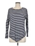 CAbi 100% Rayon Stripes Blue Long Sleeve Top Size M - photo 1
