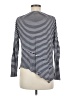 CAbi 100% Rayon Stripes Blue Long Sleeve Top Size M - photo 2
