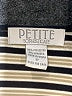 Petite Sophisticate Ivory Tan Long Sleeve Top Size P (petite) - photo 7