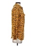 Equipment 100% Silk Animal Print Yellow Blouse Size S - photo 4