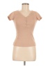 Guess Tan Short Sleeve Top Size M - photo 1