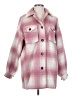 Forever 21 Plaid Pink Coat Size S - photo 1