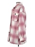 Forever 21 Plaid Pink Coat Size S - photo 5