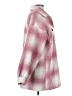 Forever 21 Plaid Pink Coat Size S - photo 4
