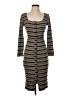 Alya Stripes Gray Casual Dress Size XS - photo 1