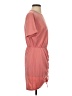 Express Solid Pink Casual Dress Size XS - photo 4