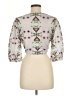Unbranded 100% Polyester Ivory 3/4 Sleeve Blouse Size M - photo 2