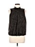 THML 100% Polyester Black Green Sleeveless Blouse Size M - photo 1