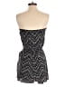THREE PINK HEARTS 100% Rayon Chevron-herringbone Black Romper Size M - photo 2