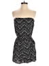 THREE PINK HEARTS 100% Rayon Chevron-herringbone Black Romper Size M - photo 1