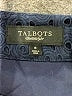 Talbots 100% Cotton Solid Blue Casual Skirt Size 8 - photo 4