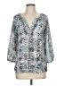 Violet & Claire 100% Polyester Gray 3/4 Sleeve Blouse Size M - photo 1