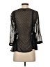 Vanessa Virginia 100% Polyester Black 3/4 Sleeve Blouse Size 0 - photo 2