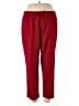 Classic Elements Solid Red Casual Pants Size 18 - 20 - photo 1