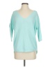 Express 100% Cotton Teal Pullover Sweater Size S - photo 1