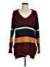 Stitches & Stripes Color Block Burgundy Pullover Sweater Size M - photo 1