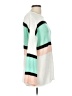 Macaron Color Block White Pullover Sweater Size L - photo 4