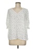 Maison d' Amelie 100% Polyester Ivory 3/4 Sleeve Blouse Size M - photo 1