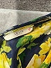 Le Lis 100% Polyester Yellow 3/4 Sleeve Blouse Size XS - photo 7