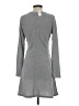 Gap Solid Gray Casual Dress Size S - photo 2