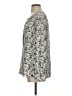 CAbi 100% Polyester Silver Ivory Long Sleeve Blouse Size S - photo 5