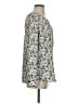 CAbi 100% Polyester Silver Ivory Long Sleeve Blouse Size S - photo 4