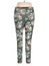 Pro Player Floral Green Casual Pants Size 1X - photo 2