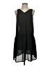Tildon 100% Polyester Solid Black Casual Dress Size XS - photo 1