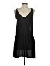 Tildon 100% Polyester Solid Black Casual Dress Size XS - photo 2