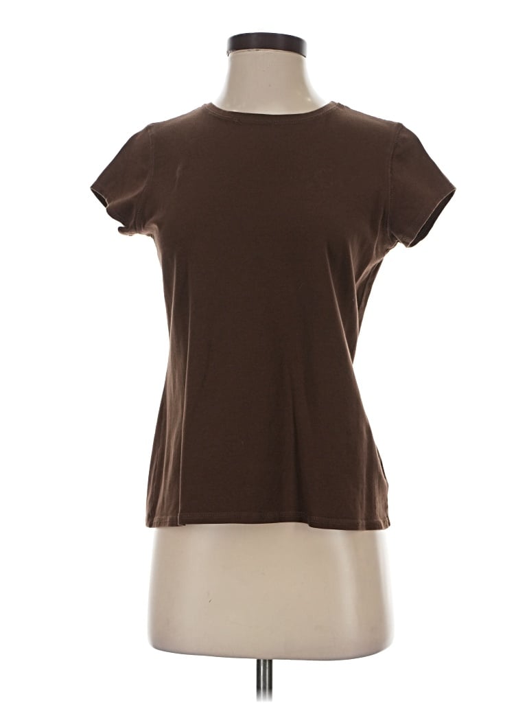 Pre-owned Ruff Hewn Short Sleeve T-shirt In Brown