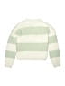 Assorted Brands Stripes Green Pullover Sweater Size 14 - photo 2