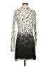 Unbranded Graphic Silver Cocktail Dress Size XS (estimated) - photo 1