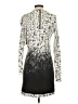 Unbranded Graphic Silver Cocktail Dress Size XS (estimated) - photo 2
