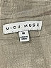 MIOU MUSE Ivory Tan Long Sleeve Button-Down Shirt Size M - photo 4