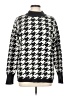 Pretty Vacant Houndstooth Silver Turtleneck Sweater Size L - photo 1