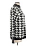 Pretty Vacant Houndstooth Silver Turtleneck Sweater Size L - photo 4