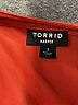 Torrid Red 3/4 Sleeve Blouse Size 1X Plus (1) - photo 7