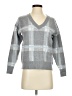 Max Studio Plaid Gray Pullover Sweater Size S - photo 1