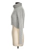 Missguided Metallic Silver Turtleneck Sweater Size 6 - photo 5