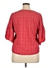 Max Studio Red Short Sleeve Blouse Size XL - photo 2