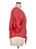 Max Studio Red Short Sleeve Blouse Size XL - photo 4