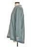 Soft Surroundings 100% Polyester Teal Long Sleeve Blouse Size S - photo 5