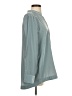 Soft Surroundings 100% Polyester Teal Long Sleeve Blouse Size S - photo 4