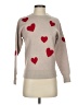 Tahari Hearts Tan Pullover Sweater Size XS - photo 1